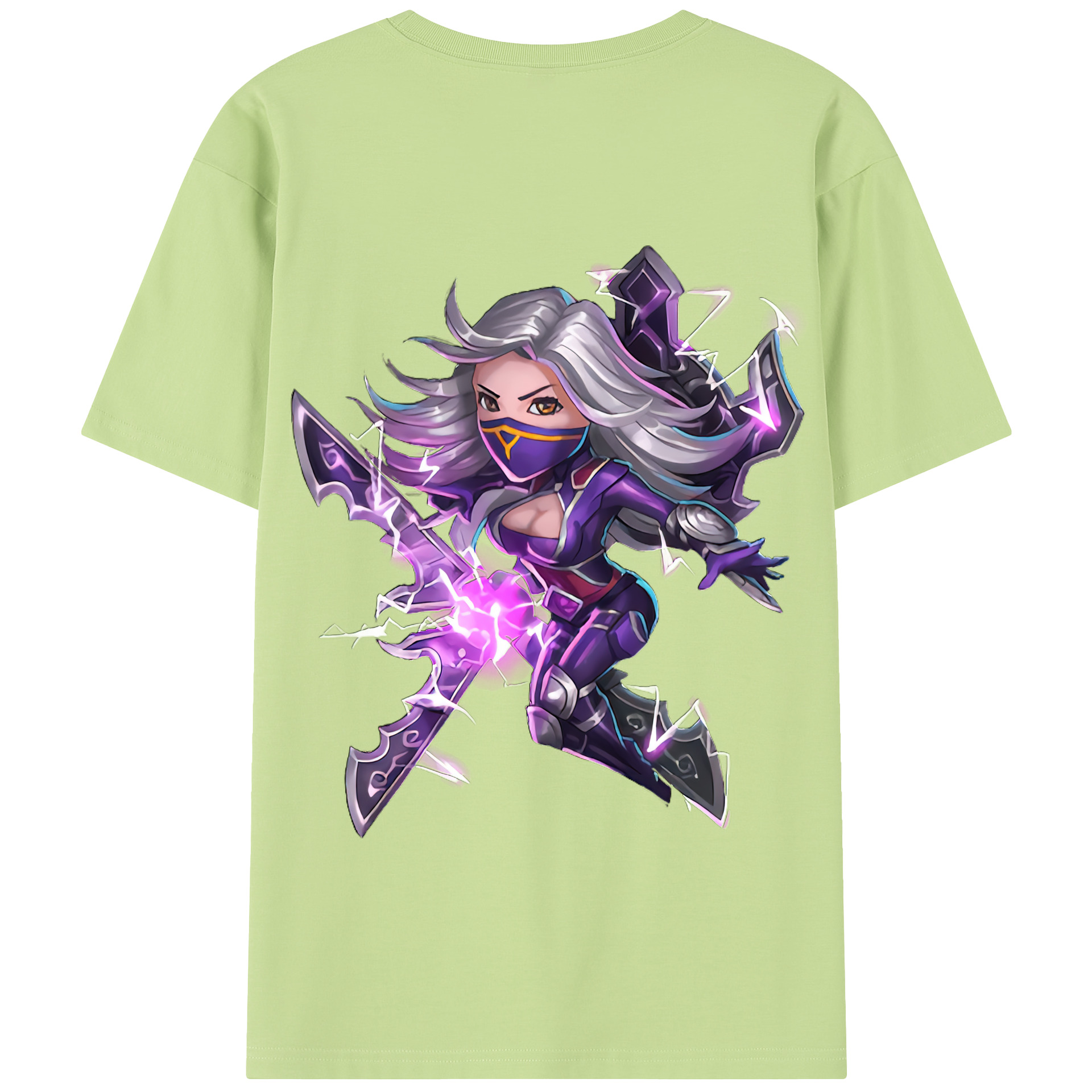 リーグ・オブ・レジェンド League of Legends LOL 綿100％半袖Tシャツ（背面プリント）